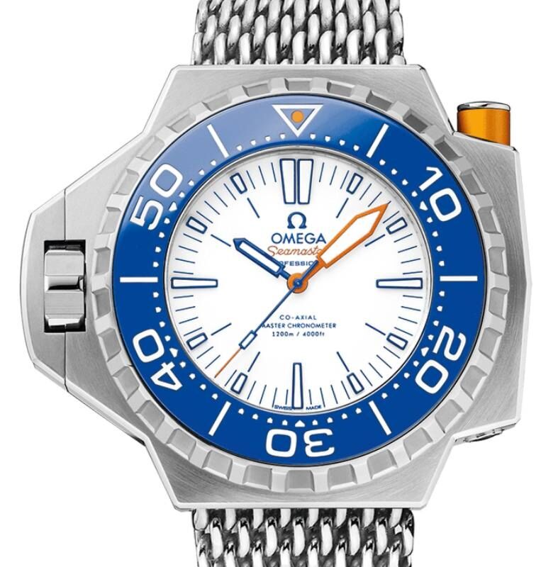Omega Seamaster Ploprof 1200M 55x48mm Titanium White Dial Bracelet 227.90.55.21.04.001