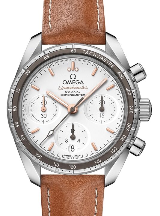 Omega Speedmaster 38 Co-Axial Chronograph Steel Silver Dial 324.32.38.50.02.001 - BRAND NEW