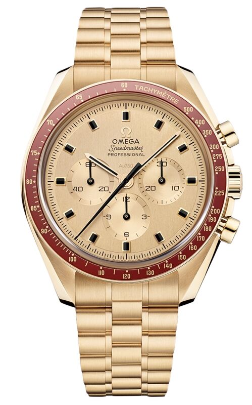 Omega Speedmaster Anniversary Series 42mm "Apollo 11 50th" Moonshine Gold Yellow Dial 310.60.42.50.99.001