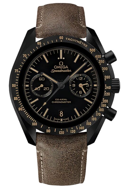 Omega Speedmaster Dark Side Of The Moon Chronograph "Vintage Black" 44.25mm Ceramic Black Dial Leather Strap 311.92.44.51.01.006