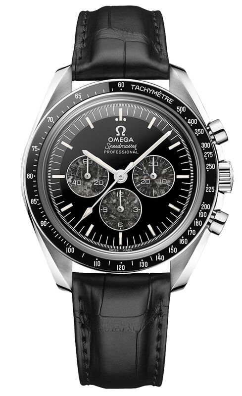 Omega Speedmaster Heritage Calibre 321 Chronograph 42mm Platinum Black Dial Leather Strap 311.93.42.30.99.001