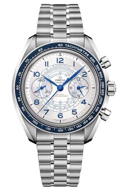 Omega Speedmaster Two Counters Chronoscope Chronograph 43mm Steel Silver Dial Bracelet 329.30.43.51.02.001
