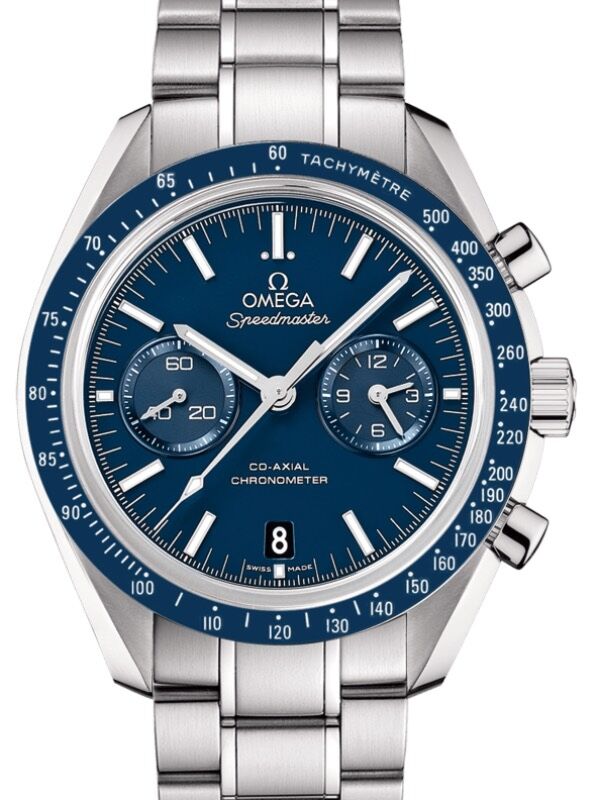 Omega Speedmaster Two Counters Co-Axial Chronometer Chronograph 44.25mm Titanium Blue Dial Bracelet 311.90.44.51.03.001 - BRAND NEW