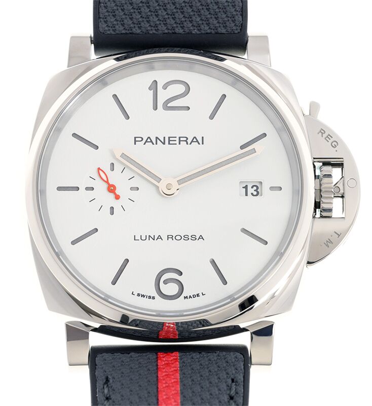 Panerai Luminor Due Luna Rossa Steel 42mm White Dial PAM01381