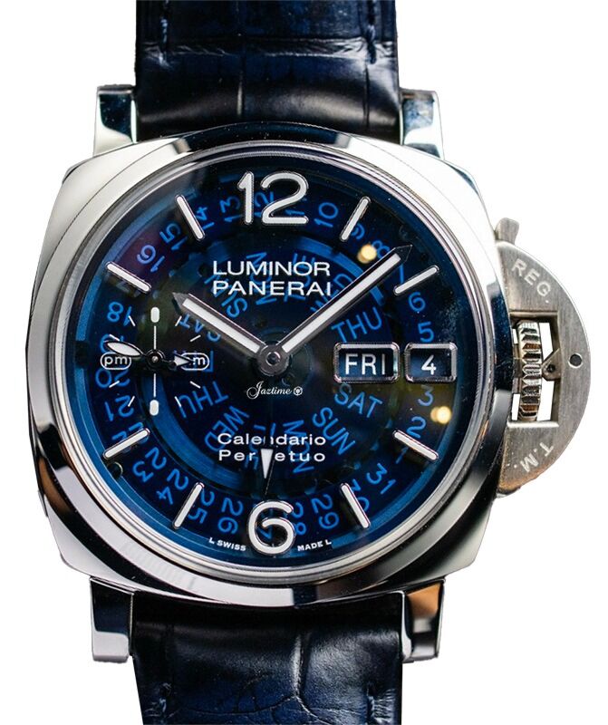 Panerai  Luminor Perpetual Calendar GMT Platinumtech 44 mm Black Dial PAM01575 - BRAND NEW