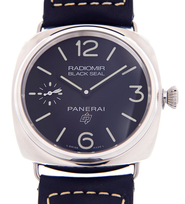 Panerai Radiomir Black Seal Logo Steel 45mm Black Dial PAM00754