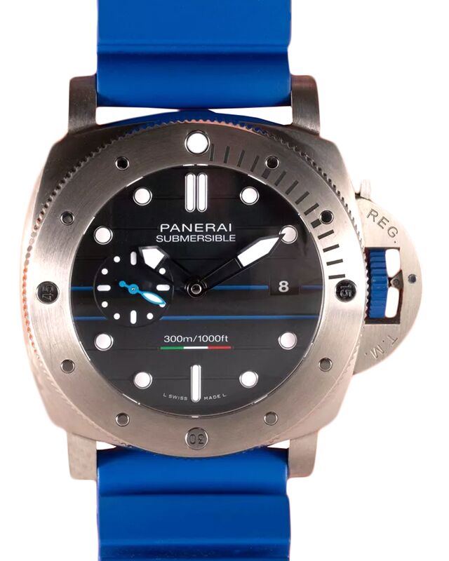 Panerai Submersible Paltrinieri Edition 47mm Titanium Black Dial PAM01162