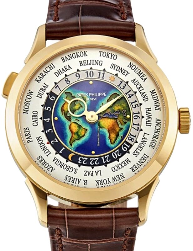 Patek Philippe Complications World Time Yellow Gold Cloisonné Enamel Dial 5231J-001 - BRAND NEW