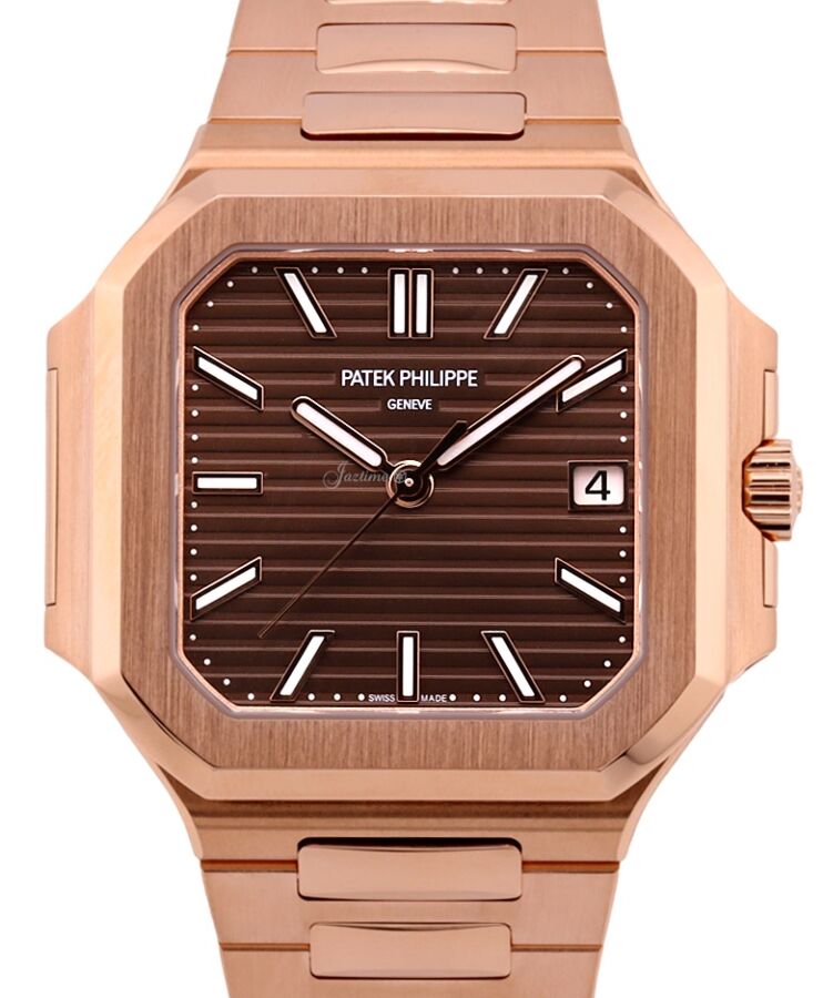 Patek Philippe Cubitus Selfwinding Rose Gold Brown Dial 7128/1R