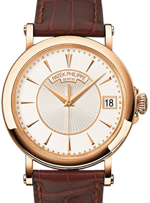 Patek Philippe Calatrava Rose Gold Silver Opaline Dial 5153R-001