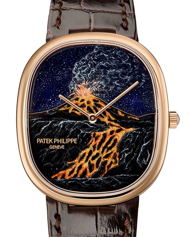 Patek Philippe Rare Handcrafs Golden Ellipse "Etna" Rose Gold 5738/50R-010 - BRAND NEW