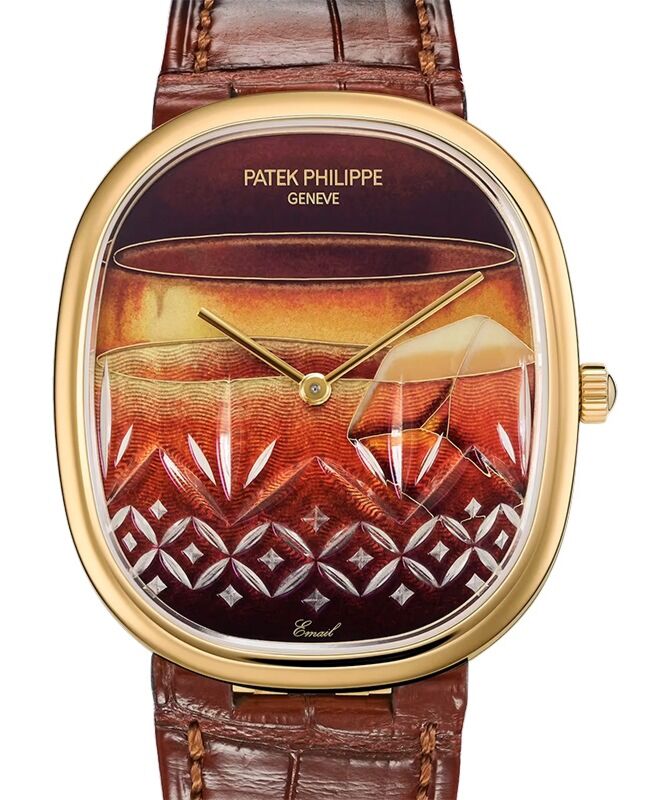 Patek Philippe Rare Handcrafs Golden Ellipse "On The Rocks" Yellow Gold 5738/50J-012 - BRAND NEW