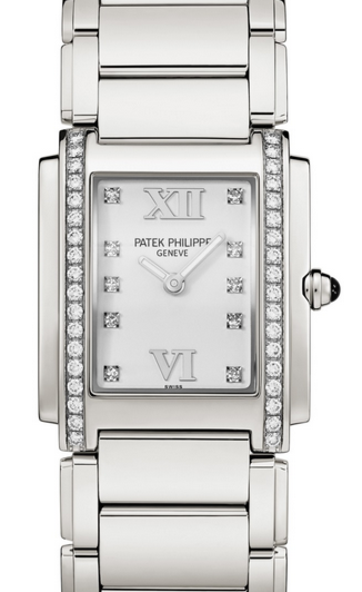 Patek Philippe Twenty~4 Ladies Stainless Steel White Dial 4910/10A-011 - BRAND NEW
