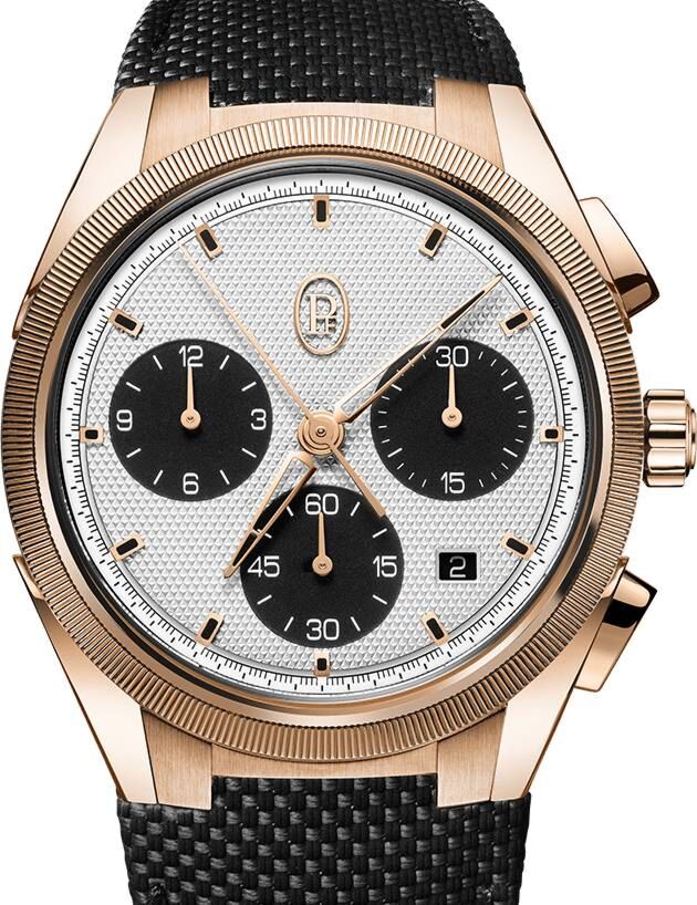Parmigiani Fleurier Tonda PF Sport Chronograph Rose Gold Silver Black PFC931-2020001-400182-EN