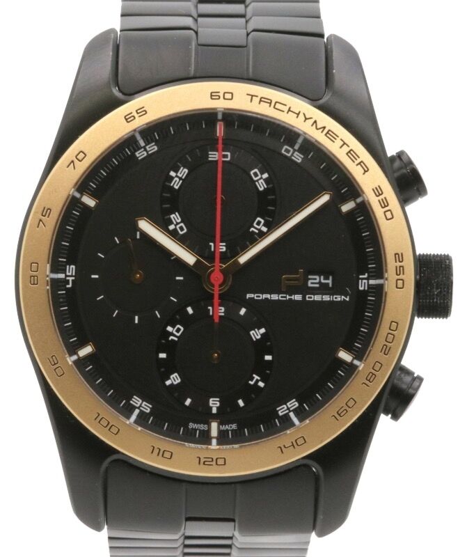 Porsche Design Chronotimer Series 1 Black Titanium Carbide Coating & Rose Gold Bezel - PRE-OWNED