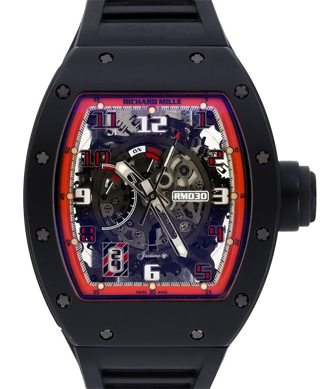 Richard Mille "Black Dash" Carbon 42mm Skeleton Dial RM030 CA-TZP