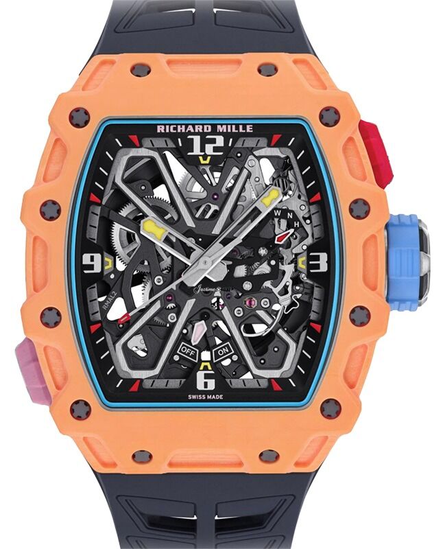 Richard Mille Automatic Winding Rafael Nadal Salmon Quartz TPT RM 35-03