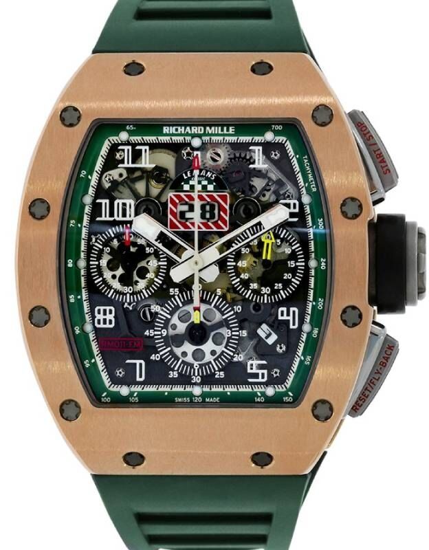 Richard Mille Flyback Chronograph "Le Mans" Rose Gold/Titanium RM 011