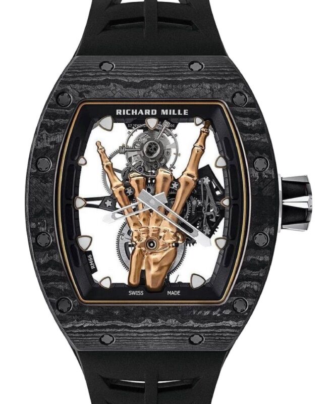 Richard Mille Manual Winding Flying Tourbillon Carbon TPT RM 66 - BRAND NEW