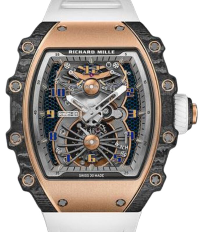 Richard Mille Manual Winding Tourbillon Aerodyne Red Gold/Carbon TPT RM 21-01