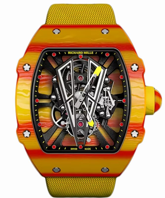 Richard Mille Rafael Nadal Tourbillon Red & Yellow Quartz TPT RM 27-03