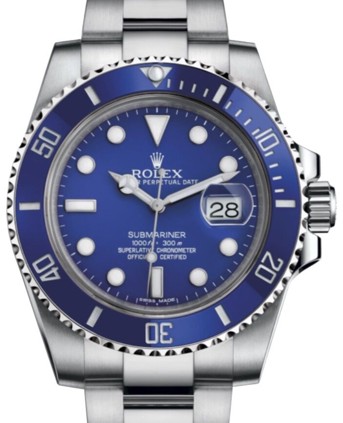 Rolex Submariner Date "Smurf" White Gold 40mm Blue Dial 116619LB - BRAND NEW
