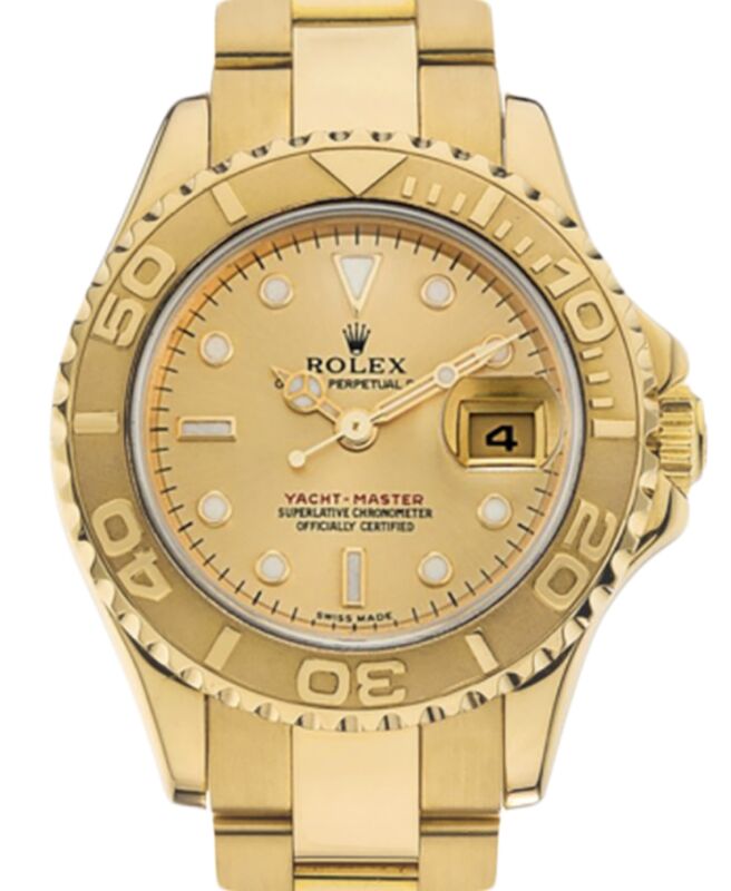 Rolex Yacht-Master 40 Yellow Gold Champagne Dial Oyster 16628