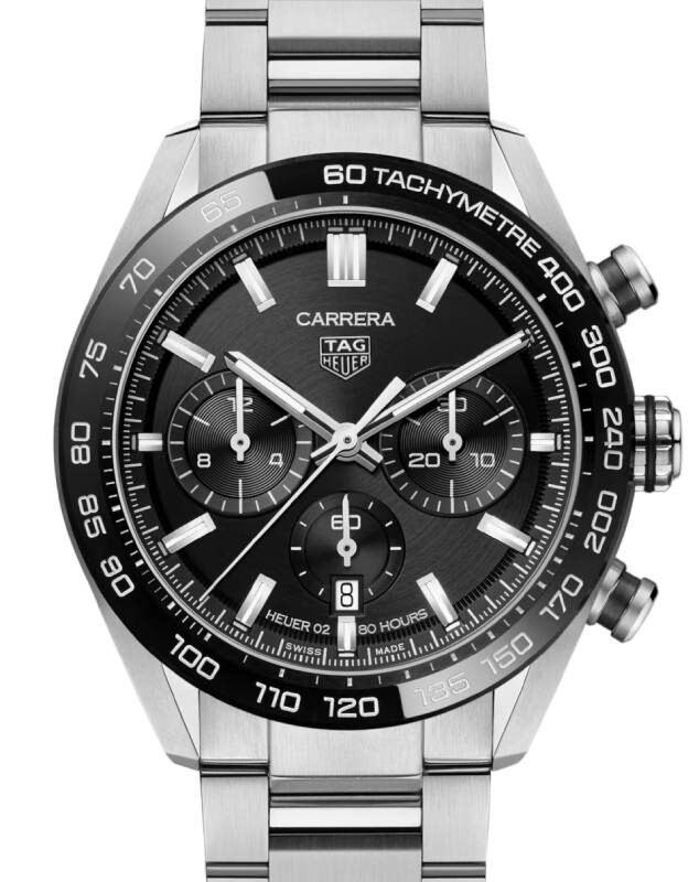 Tag Heuer Carrera Chronograph Stainless Steel/Ceramic 44mm Black Dial CBN2A1B.BA0643 - BRAND NEW
