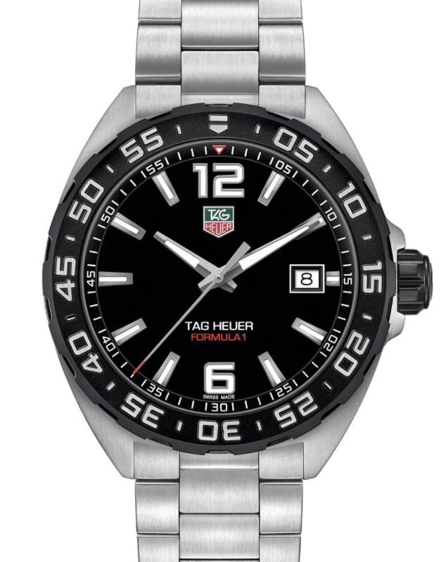 TAG Heuer Formula 1 Quartz Stainless Steel 41mm Black Dial WAZ1110.BA0875 - BRAND NEW