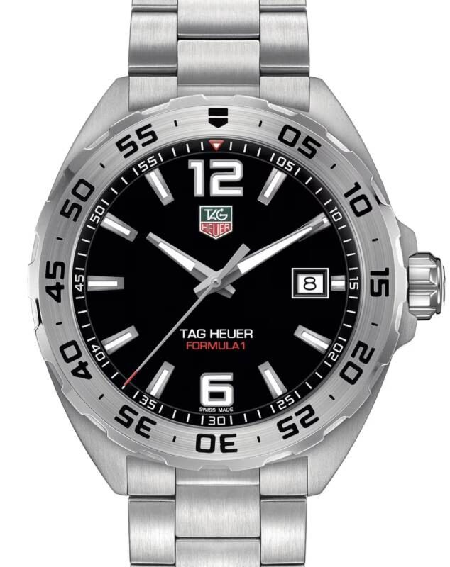 TAG Heuer Formula 1 Quartz Stainless Steel 41mm Black Dial WAZ1112.BA0875 - BRAND NEW