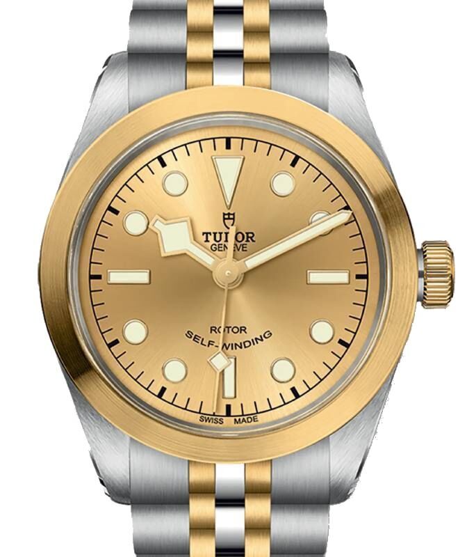 Tudor Black Bay 36 S&G Stainless Steel 36mm Champagne Dial Steel and Gold Bracelet 79503-0002 - Brand New