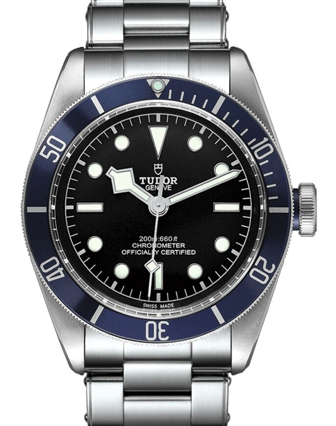 Tudor Black Bay Steel Black Dial Blue Bezel M79230B-0008