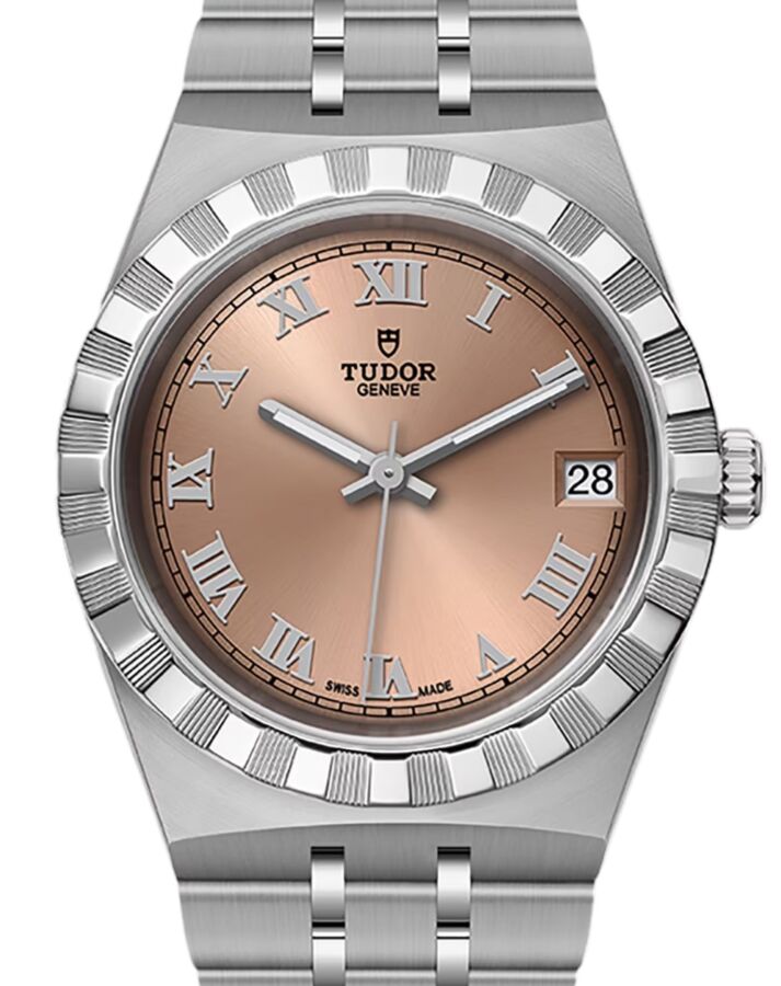 Tudor Royal Steel 34mm Salmon Dial M28400-0009 - BRAND NEW