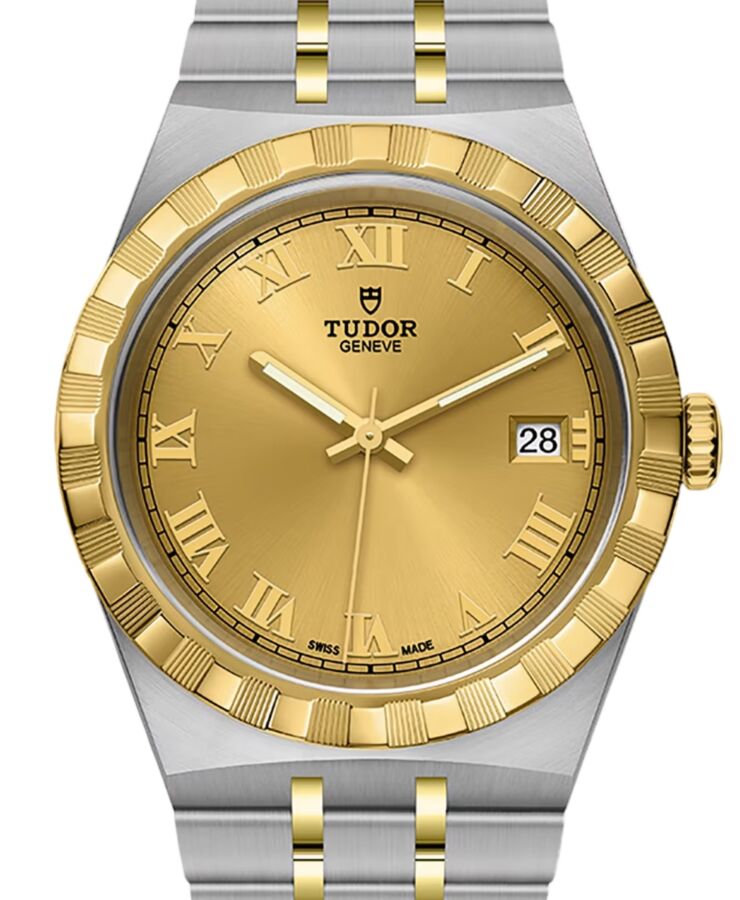 Tudor Royal Steel Yellow Gold 41mm Champagne Dial M28503-0003 - BRAND NEW
