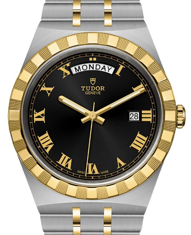 Tudor Royal Steel Yellow Gold 41mm Black Dial M28603-0003 - BRAND NEW
