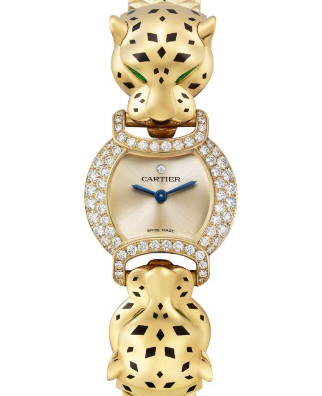 La Panthère De Cartier Quartz Yellow Gold Golden Dial HPI01731