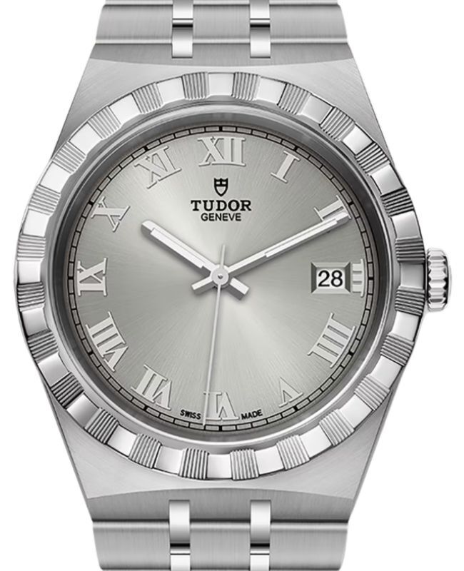 Tudor Royal Steel Silver Dial 38mm Notched Bezel M28500-0001 - BRAND NEW
