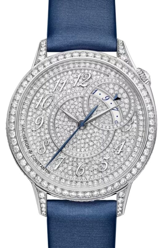 Vacheron Constantin Egerie Self-Winding 35mm White Gold Diamond Paved Dial 4606F/000G-B649 - BRAND NEW