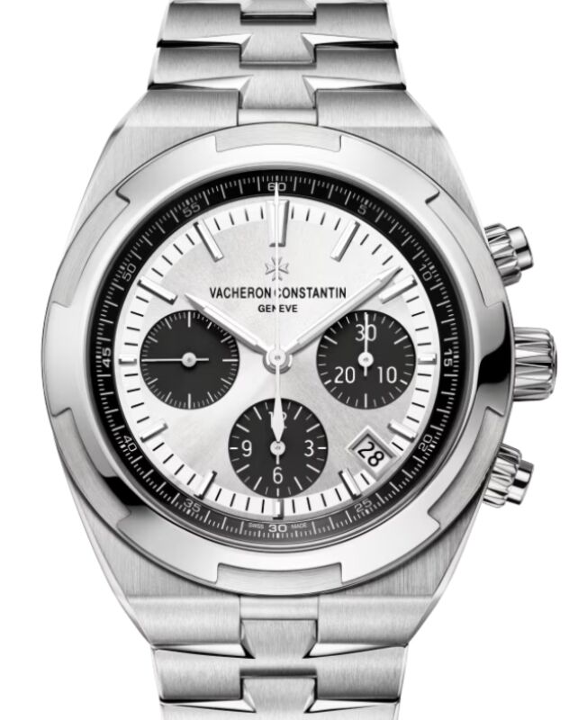 Vacheron Constantin Overseas Chronograph Steel Silver Dial 5500V/110A-B686
