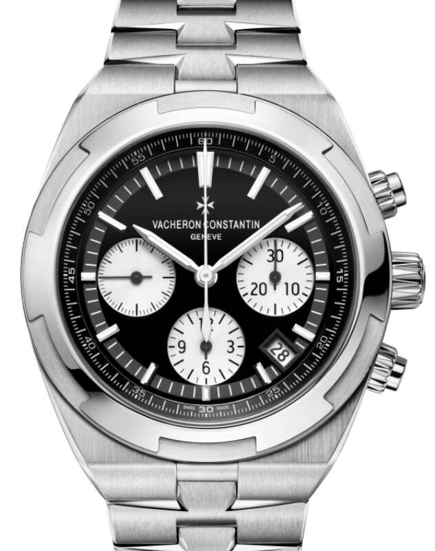 Vacheron Constantin Overseas Chronograph Steel 42.5mm Black Dial 5520V/210A-B481