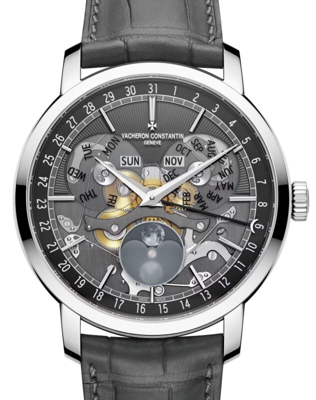 Vacheron Constantin Traditionnelle Complete Calendar Openface White Gold 4020T/000G-B655 - BRAND NEW