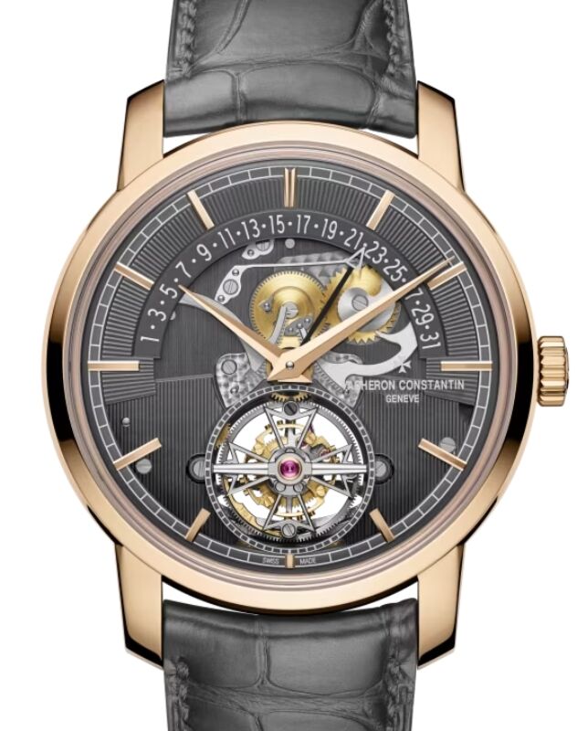 Vacheron Constantin Traditionnelle Tourbillon Retrograde Date Openface Pink Rose Gold 6010T/000R-B638 - BRAND NEW