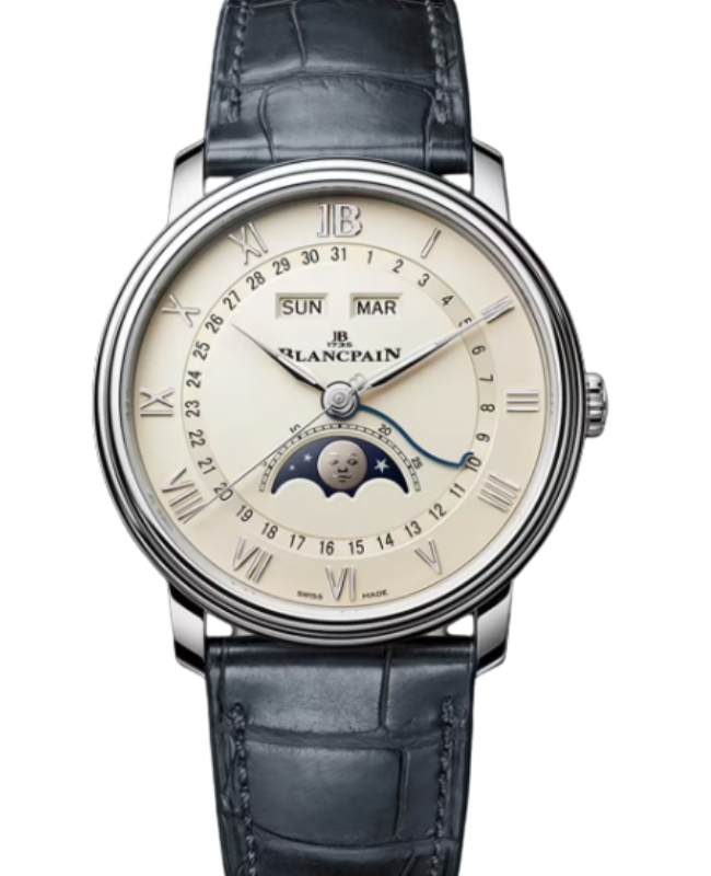 Blancpain Villeret Quantième Complet Steel 40.2mm Opaline Dial 6654N 1142 55B - BRAND NEW