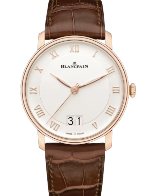 Blancpain Villeret Grande Date Red Gold 40mm Opaline Dial 6669 3642 55B - BRAND NEW