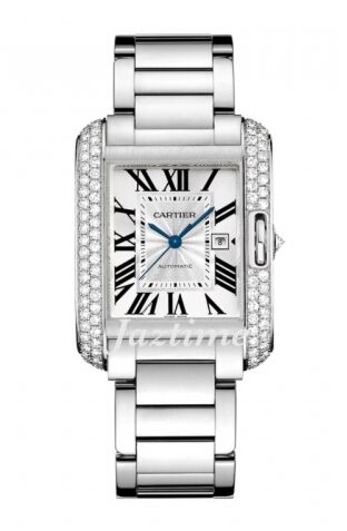 CARTIER WT100009 TANK ANGLAISE 18K WHITE GOLD, DIAMONDS - BRAND NEW