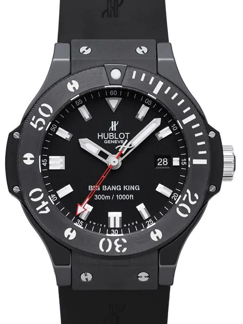 HUBLOT 自動巻き時計 ブラック BIG BANG Hublot Big Bang King Black Magic 312.CM.1120.RX Men's 44mm Ceramic