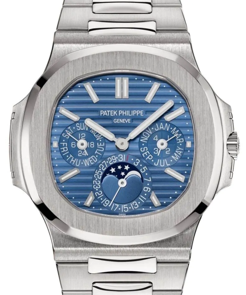 Patek Philippe Nautilus Perpetual Calendar Automatic White Gold