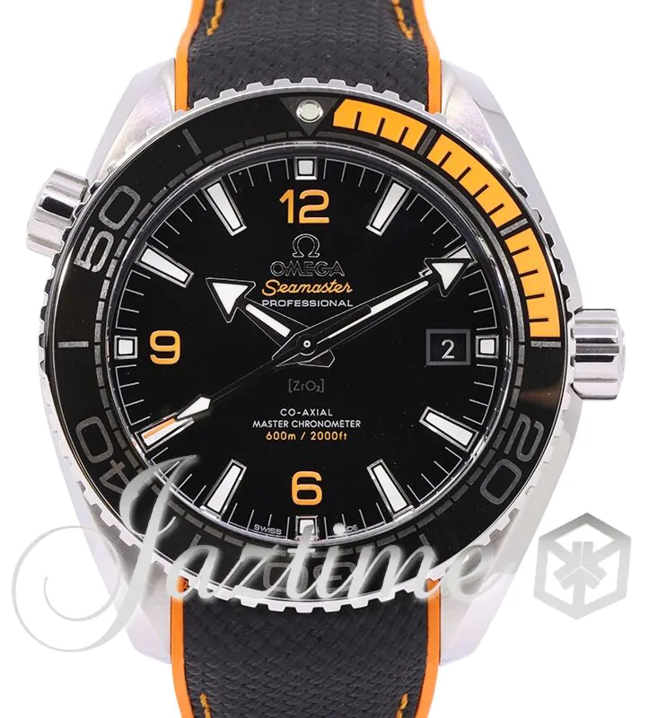 Omega Seamaster Planet Ocean 600M 43.5mm Steel Black Dial Rubber