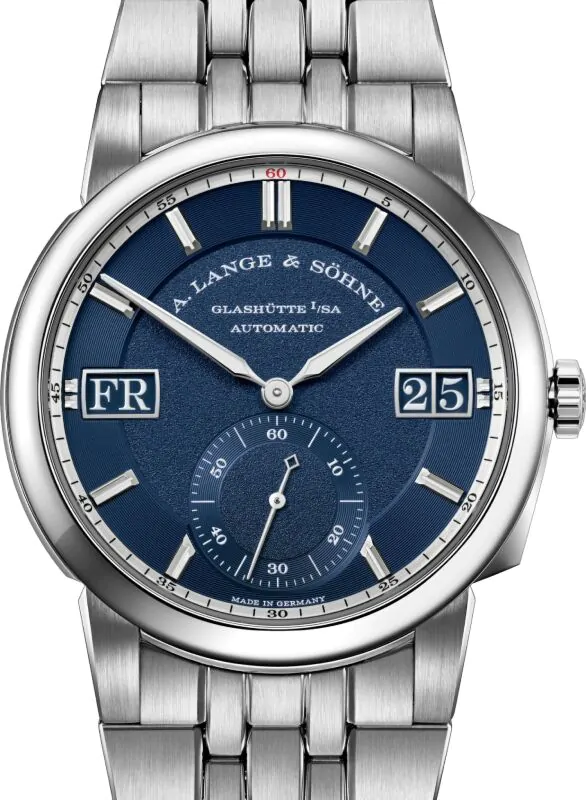 A Lange Sohne Odysseus Stainless Steel 40.5mm Blue Dial 363.179