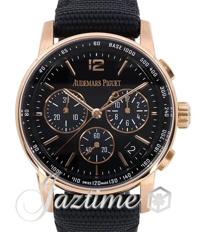AP Code 11.59 Chronograph Rose Gold 41mm Black Dial 26393OR.OO